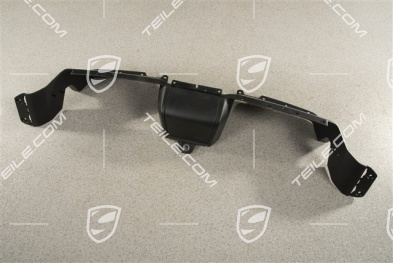 Turbo Coupe Cabrio, Rear spoiler Air guide, midsection, Black matte