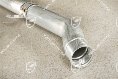 Charge air cooling system / Intake pressure pipe, lower between Letf and Right Intercooler