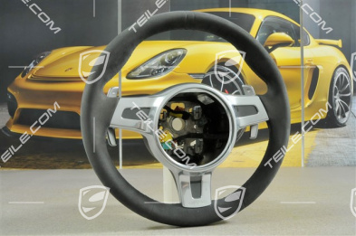 Sport-Design Lenkrad, PDK, Sport Chrono, Alcantara, schwarz