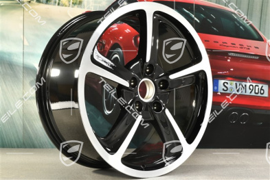 20" Felga Sport Techno, 9J x 20 ET51, czarny wysoki połysk