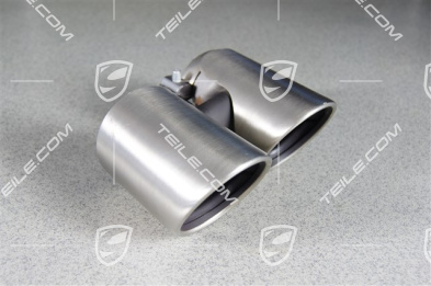 Tailpipe, round, Carrera 2S/4S, R