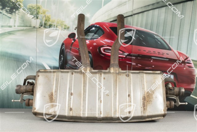 Rear silencer, Cayenne S, 4.8 V8, 380 PS, sport exaust system