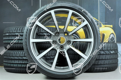 20" Sommerräder Satz Carrera Classic II, Felgen 8,5J x 20 ET49 + 11,5J x 20 ET56 + NEUE Pirelli Sommerreifen 245/35 R20 + 305/30 R20