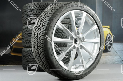 19" Boxster S Winterräder Satz, Felgen 8J x 19 ET57 + 10J x 19 ET45 + NEUE Michelin Pilot Alpin 4 Winterreifen 235/40 R19 + 265/40 R19