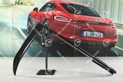 Disc / cover, retaining frame, Upper, Glossy Black, Sport Design, R