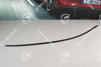 Front door Trim strip, upper, black-matte, R