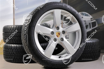 19" Winterräder Satz Cayman S, 8J x 19 ET57 + 9,5J x 19 ET45, Reifen Michelin Pilot Alpin 4 235/40 R19 + 265/40 R19, ohne RDK-Sensoren