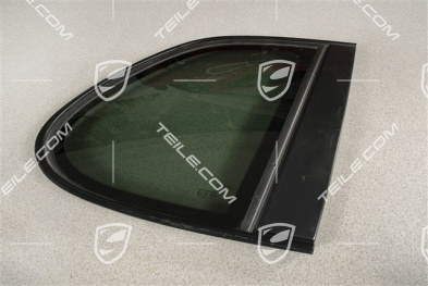 Seitenscheibe, getönt, Aluminiumpaket, Schwarz, R