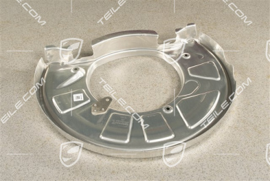 Front axle disc brake protective plate, PCCB, R