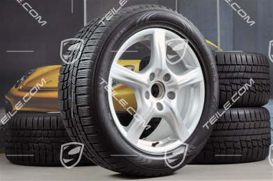 18" Panamera Winterräder Satz, 8J x 18 ET 59 + 9J x 18 ET 53 + NEUE Nokian Winterreifen 245/50 R18 + 275/45 R18, DOT/Bj. 2013