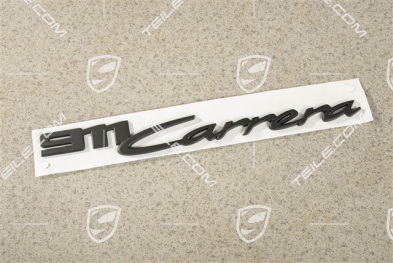 Logo/inscription "911 Carrera", mat black