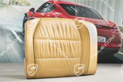 Notsitzrückenlehne, Raffleder, savannabeige, Cabrio, R