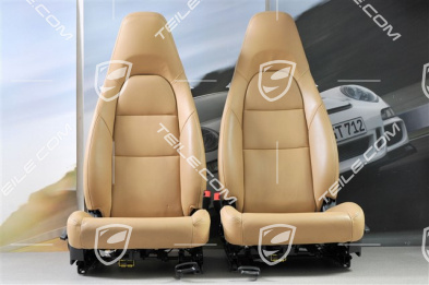 Sitze, leather Luxor Beige, set (L+R)