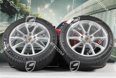 20" Cayenne COUPE Design Winterräder Satz, Felgen 9J x 20 ET50 + 10,5J x 20 ET55 + Michelin Winterreifen 275/45 R20 + 305/40 R20, mit RDK-Sensoren