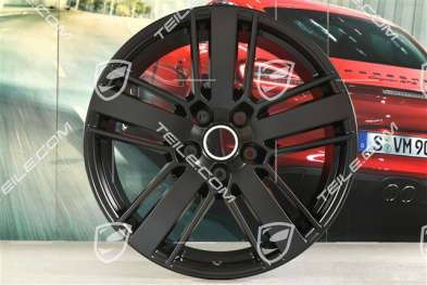 20-inch wheel rim Panamera Design 2, 11,5J x 20 ET68, black satin matt