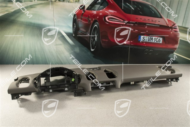 Dashboard / Instrument trim, upper part, Leatherette / Slush, Agate Grey