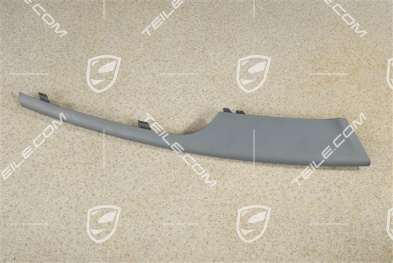 Front bumper disc / trim, lacquered, upper, R