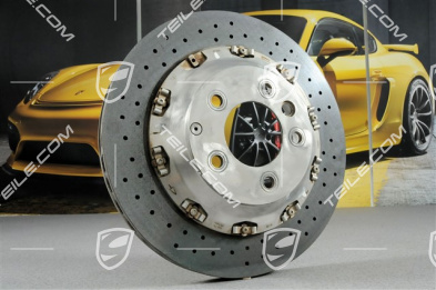 PCCB ceramic disc brake, yellow calliper, L