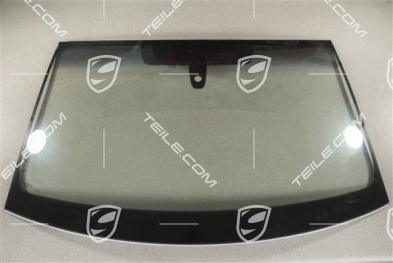 Windscreen / Windshield, heat-insulating with tinted top