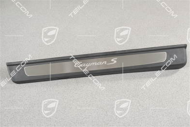 Einstiegleiste, Edelstahl, mit Schriftzug "Cayman S", R
