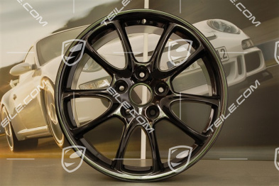 19" Felga GT3 RS, 8,5J x 19 ET53, czarny wysoki połysk