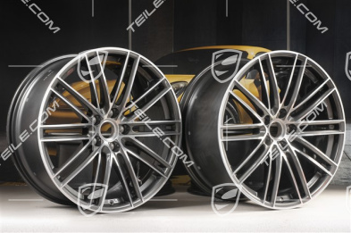 22-inch wheel rim set, Turbo IV, 10J x 22 ET48 + 11,5J x 22 ET61, standard SUV