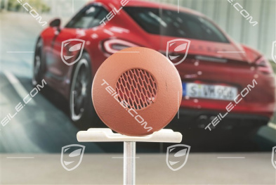 Rosette, Temperature sensor, Leather, Boxster red