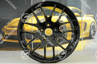 20" Felga RS Spyder Design, 10,5J x 20 ET65, tylna felga zimowa, czarny wysoki połysk