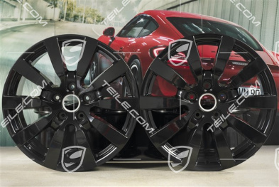 20-inch Cayenne SportDesign II wheel set, 9J x 20 ET57, black high gloss