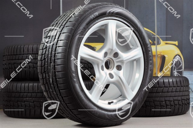 18" Panamera Winterräder Satz, 8J x 18 ET 59 + 9J x 18 ET 53 + NEUE Nokian Winterreifen 245/50 R18 + 275/45 R18, DOT/Bj. 2013