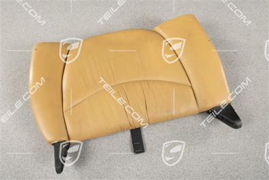 Back seat backrest, Rear, Draped Leather, Kaschmir beige, Coupe/ Targa, R