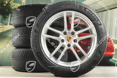 20-inch Cayenne Sport winter wheel set, rims 9J x 20 ET50 + 10,5J x 20 ET64 + NEW Michelin winter tyres 255/55 R20 + 295/45 R20, with TPMS