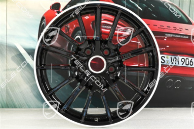 19" Felga "Sport Design", 9,5J x 19 ET46, gwiazda felgi czarna / rant srebrny