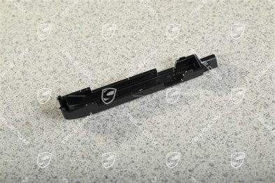Seat rail cover, Satin black, L=R