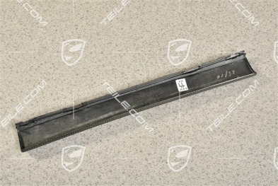 Dashboard / cup holder trim moulding, middle / centre, LHD, Carbon fiber