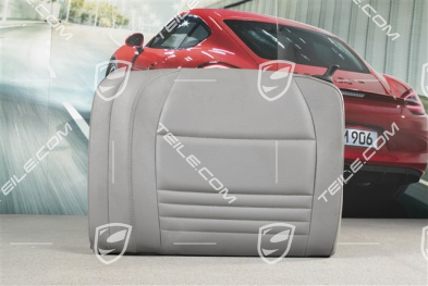 Back seat backrest, Rear, Leatherette, Graphite grey, Coupe, L
