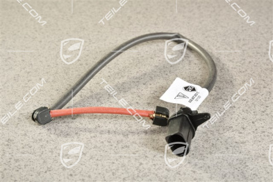 Brake pad wear sensor / warning contact, front axle PCCB, L=R
