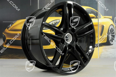 19" Felge Panamera TURBO, 10J x 19 ET61, in Schwarz (hochglanz)