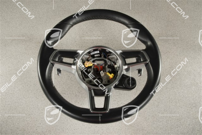 Basic steering wheel, Sport Chrono Package Plus, PDK, black