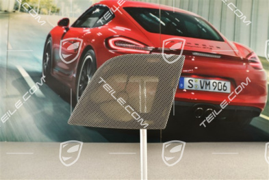 Schalttafelverkleidung, Lautsprecherblende Hochtonlautsprecher, Platingrau, L