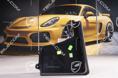 Centre console, Lateral, Leatherette, Black, R