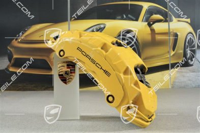 PCCB Fixed calliper, PCCB Festsattel, Panamera V6 / S / GTS / Diesel, yellow, R