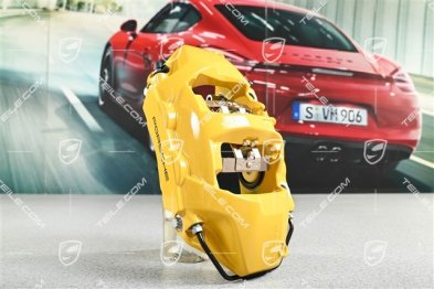 GT3 / GT3RS / S/T, Zacisk tylny PCCB / hamulce ceramiczne, żółty, R