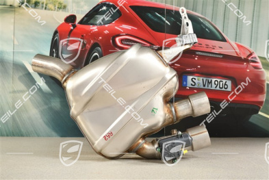3,0L / 3,6L, Rear muffler without tail pipe, L