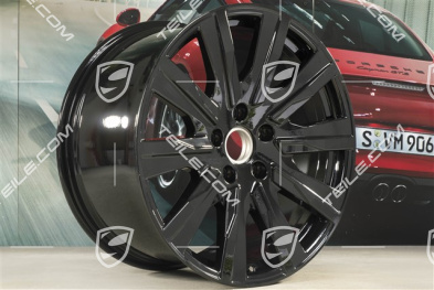 20-Zoll-Felge Taycan Tequipment Design, 11J x 20 ET60, schwarz hochglänzend