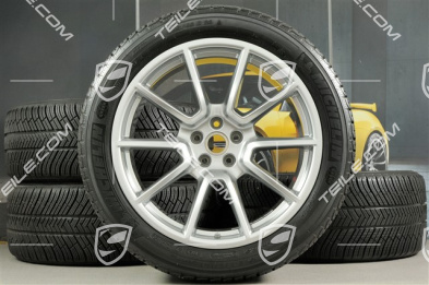 20" "Macan SportDesign" Winterräder Satz, Felgen 9J x 20 ET26 + 10J x 20 ET19 + NEUE Michelin Winterreifen 265/45 R 20 + 295/40 R 20, mit RDK-Sensoren