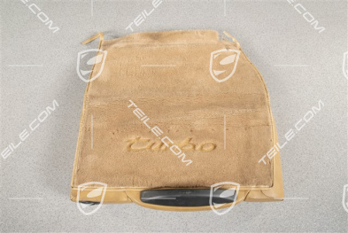 Notsitzrückenlehne / Rücksitz / Rückenlehne, Raffleder, Kaschmirbeige, Coupe/ Targa, L
