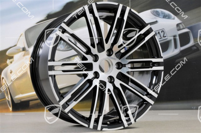 21" Felga Turbo III, facelift, 10J x 21 ET50, czarny wysoki połysk
