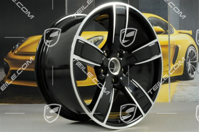 20-inch wheel rim Carrera Sport, 10,5J x 20 ET47, black high gloss