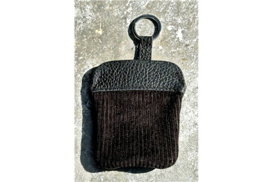 Porsche Classic Key case with embossed Porsche crest, Corduroy
